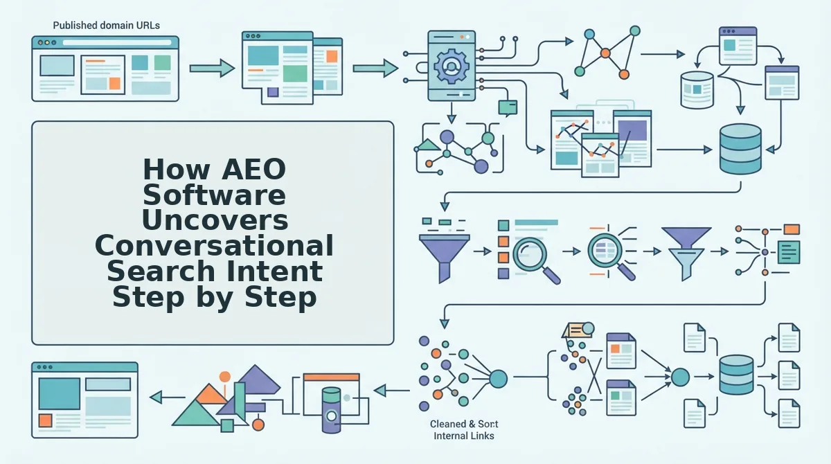 How AEO Software Uncovers Conversational Search Intent Step by Step
