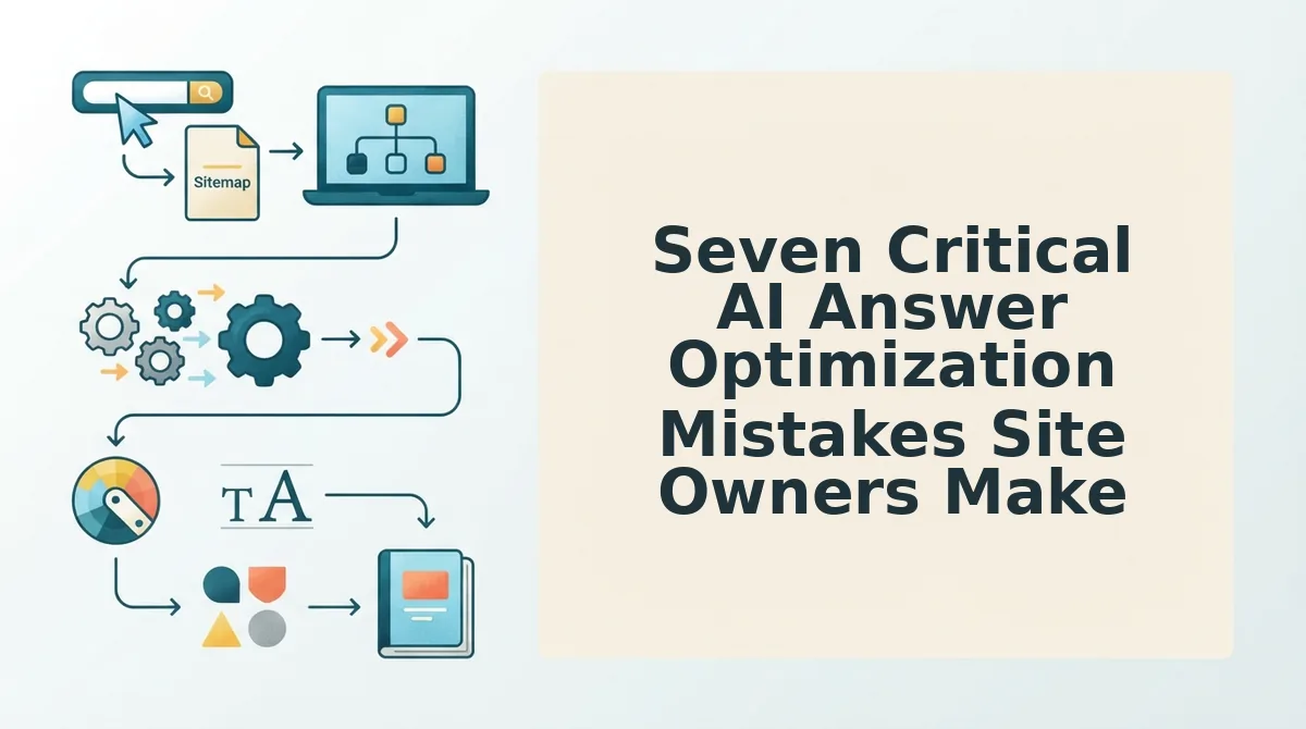 Seven Critical AI Answer Optimization Mistakes Site Owners Make