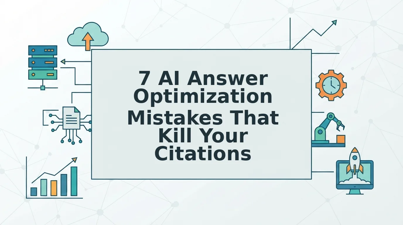 Seven AI Answer Optimization Mistakes Site Owners Make