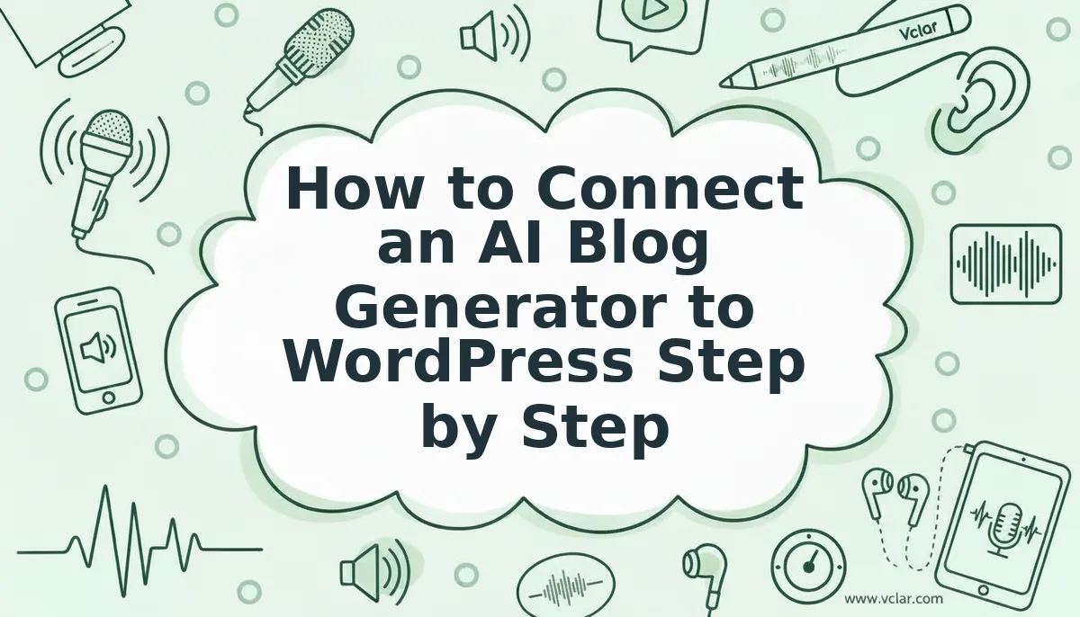 How to Connect an AI Blog Generator to WordPress Step by Step