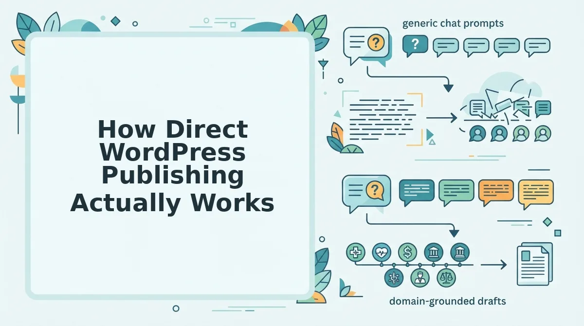 How Direct WordPress Publishing Actually Works