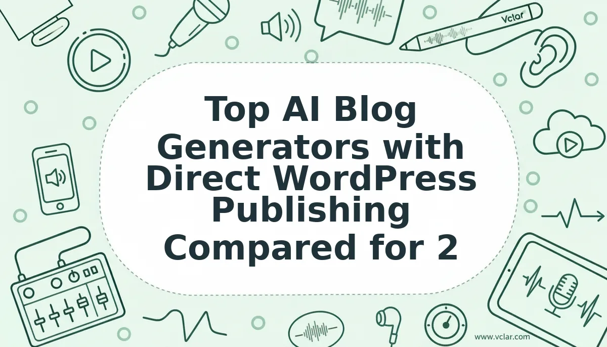 Top AI Blog Generators with Direct WordPress Publishing Compared for 2026