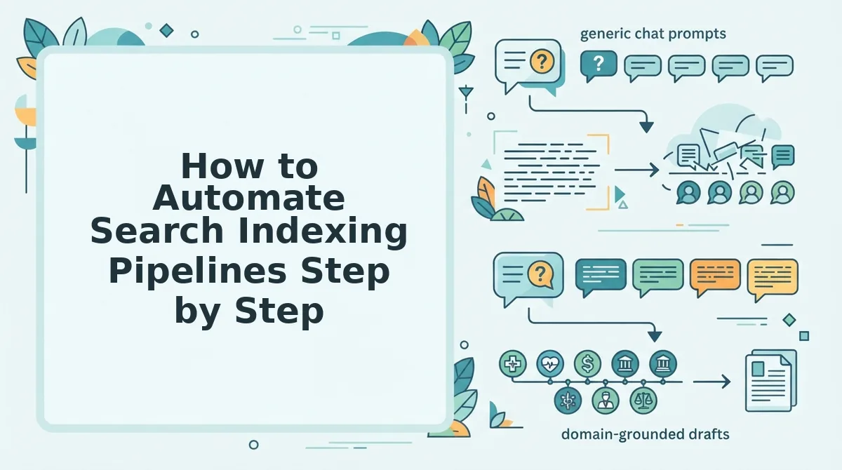 How to Automate Search Indexing Pipelines Step by Step