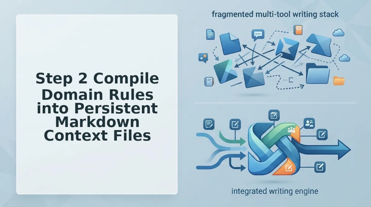 Step 2 Compile Domain Rules into Persistent Markdown Context Files