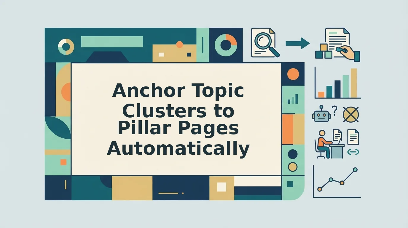 How to anchor topic clusters to pillar pages automatically