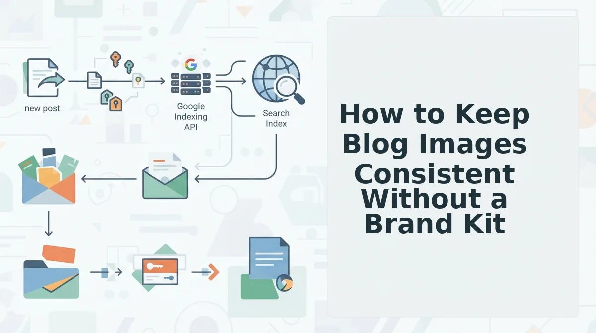 How to Keep Blog Images Consistent Without a Brand Kit