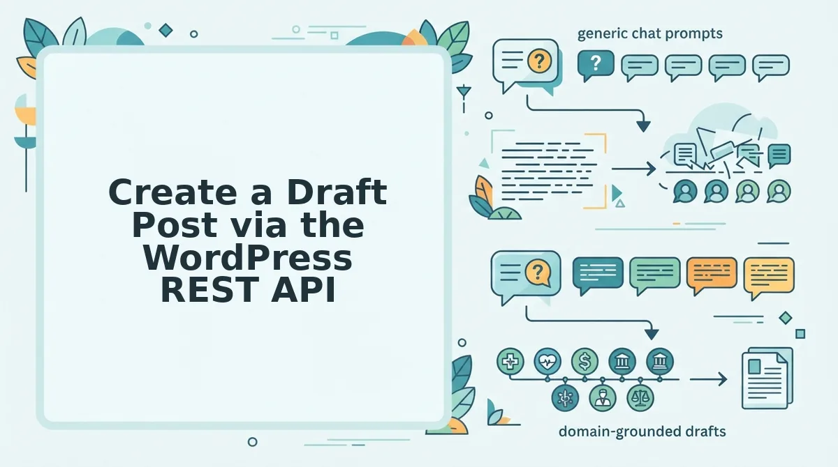 Create a Draft Post via the WordPress REST API