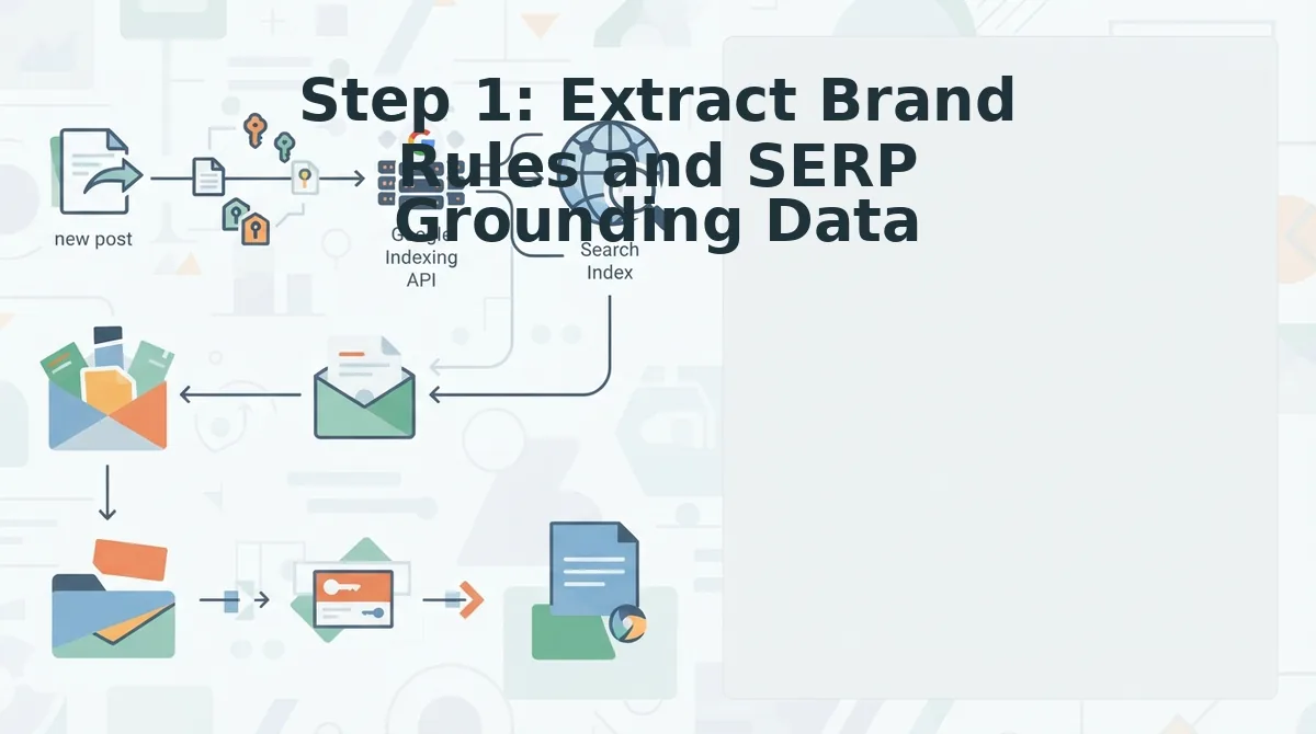Step 1: Extract Brand Rules and SERP Grounding Data