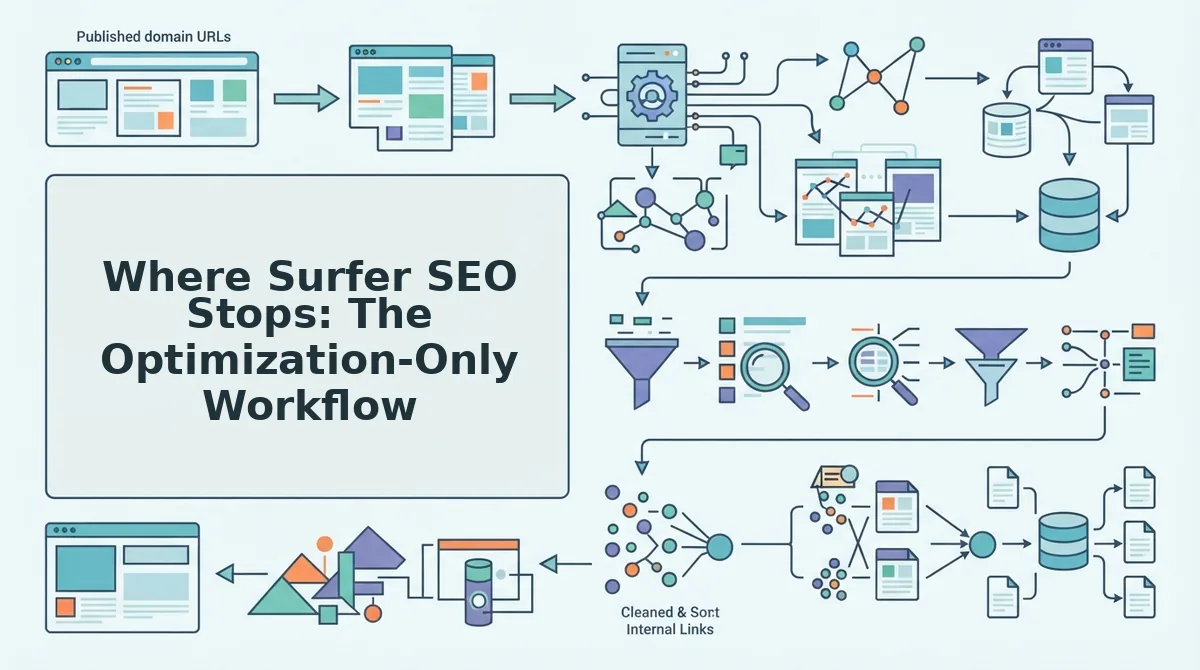 Where Surfer SEO Stops: The Optimization-Only Workflow