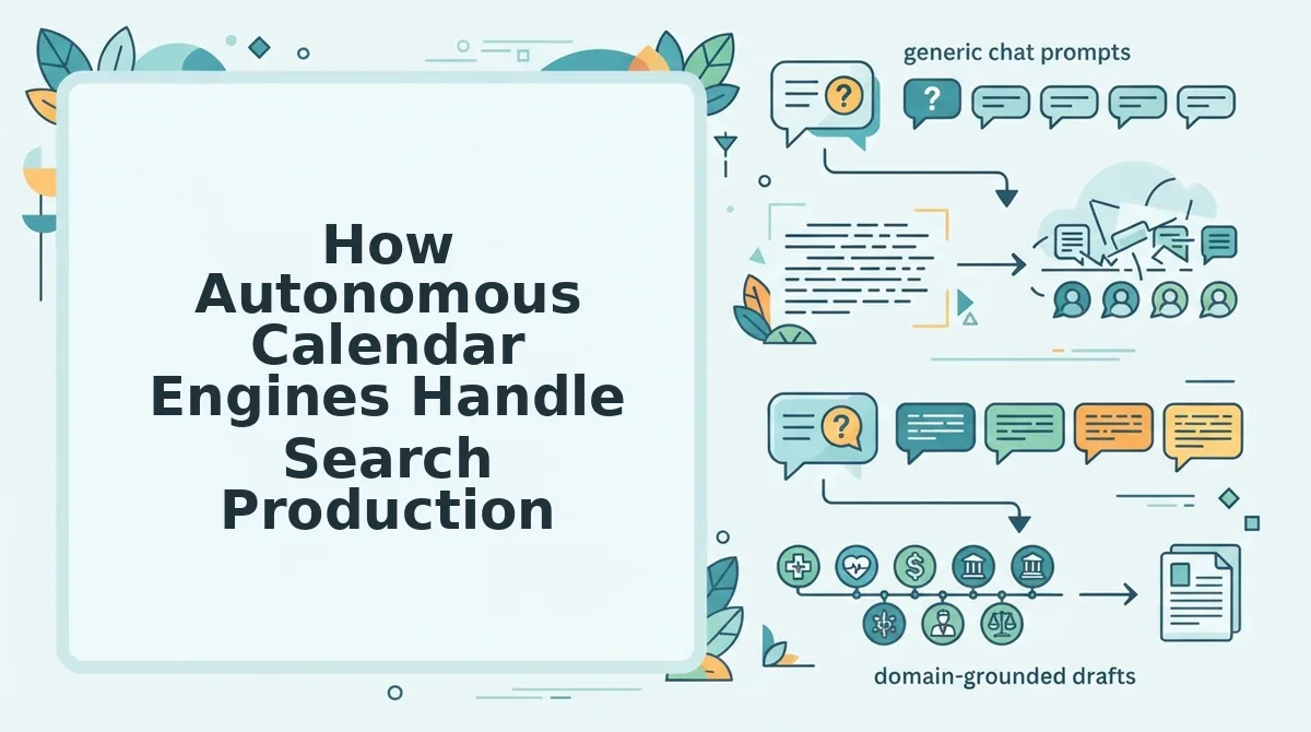 How Autonomous Calendar Engines Handle Search Production