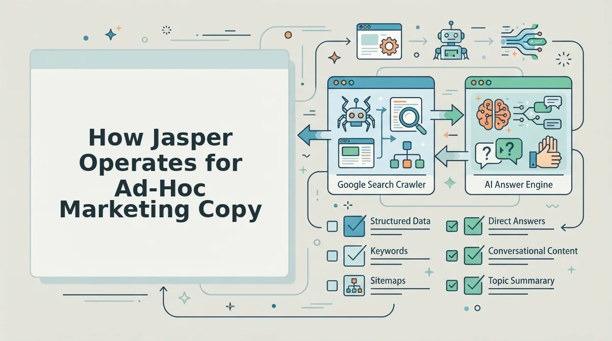 How Jasper Operates for Ad-Hoc Marketing Copy