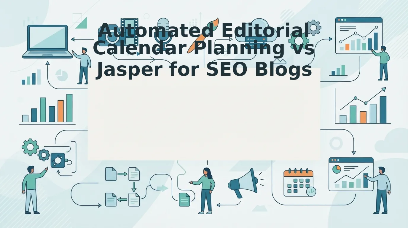 Automated editorial calendar planning vs Jasper for SEO blogs