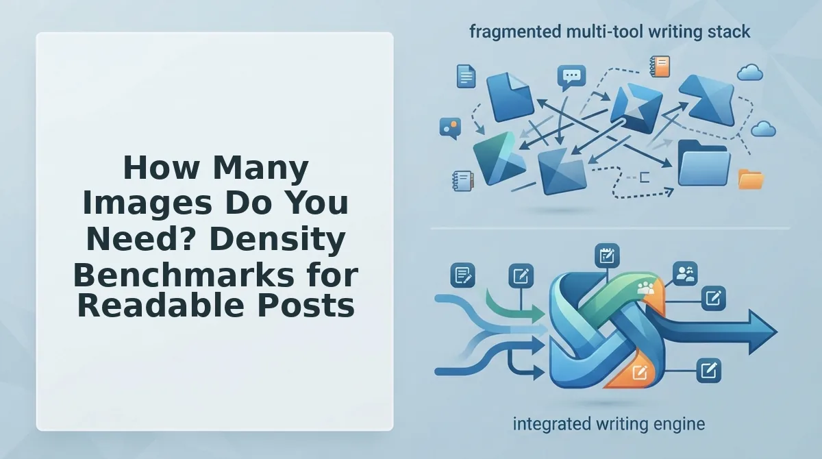 How Many Images Do You Need? Density Benchmarks for Readable Posts