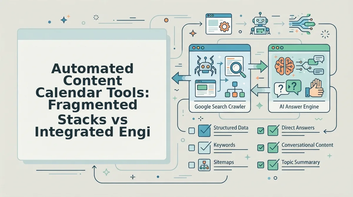 Automated Content Calendar Tools: Fragmented Stacks vs Integrated Engines