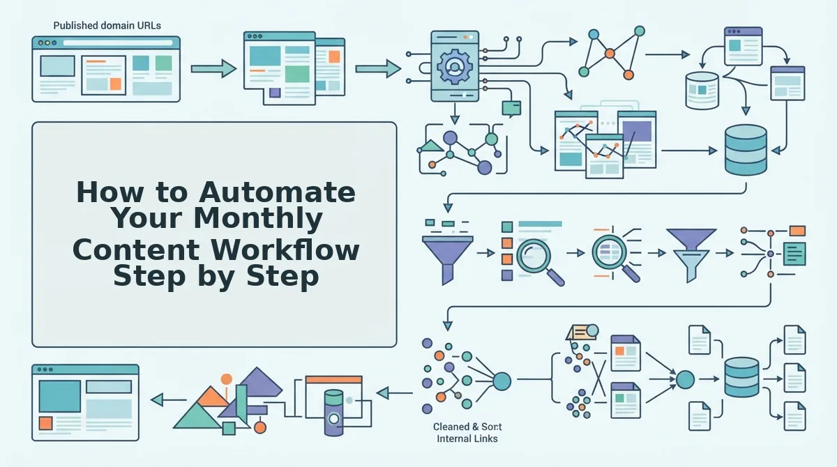 How to Automate Your Monthly Content Workflow Step by Step
