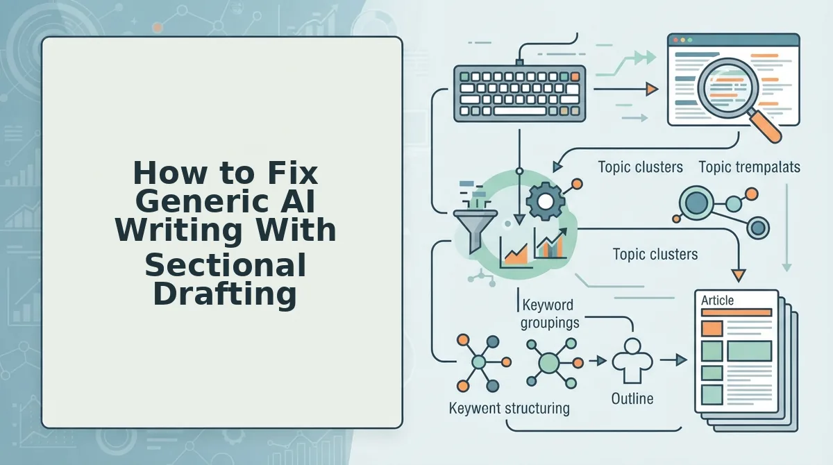 How to Fix Generic AI Writing With Sectional Drafting