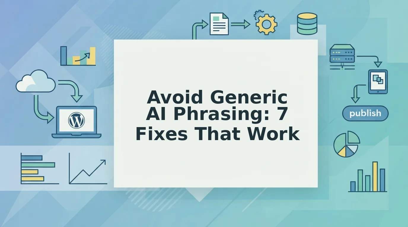 How to Avoid Generic AI Phrasing in Long Form Blog Posts