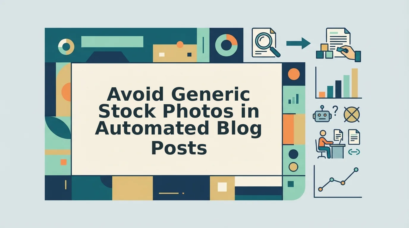 How to Avoid Generic Stock Photos in Automated Blog Posts