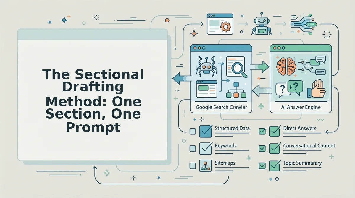 The Sectional Drafting Method: One Section, One Prompt