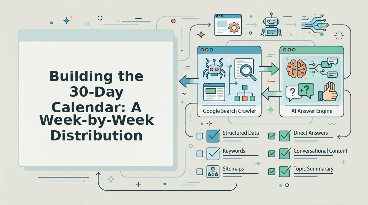 Building the 30-Day Calendar: A Week-by-Week Distribution