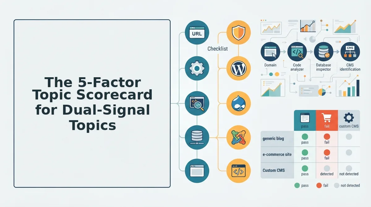 The 5-Factor Topic Scorecard for Dual-Signal Topics