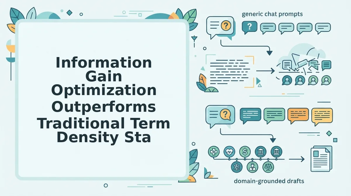 Information Gain Optimization Outperforms Traditional Term Density Standards