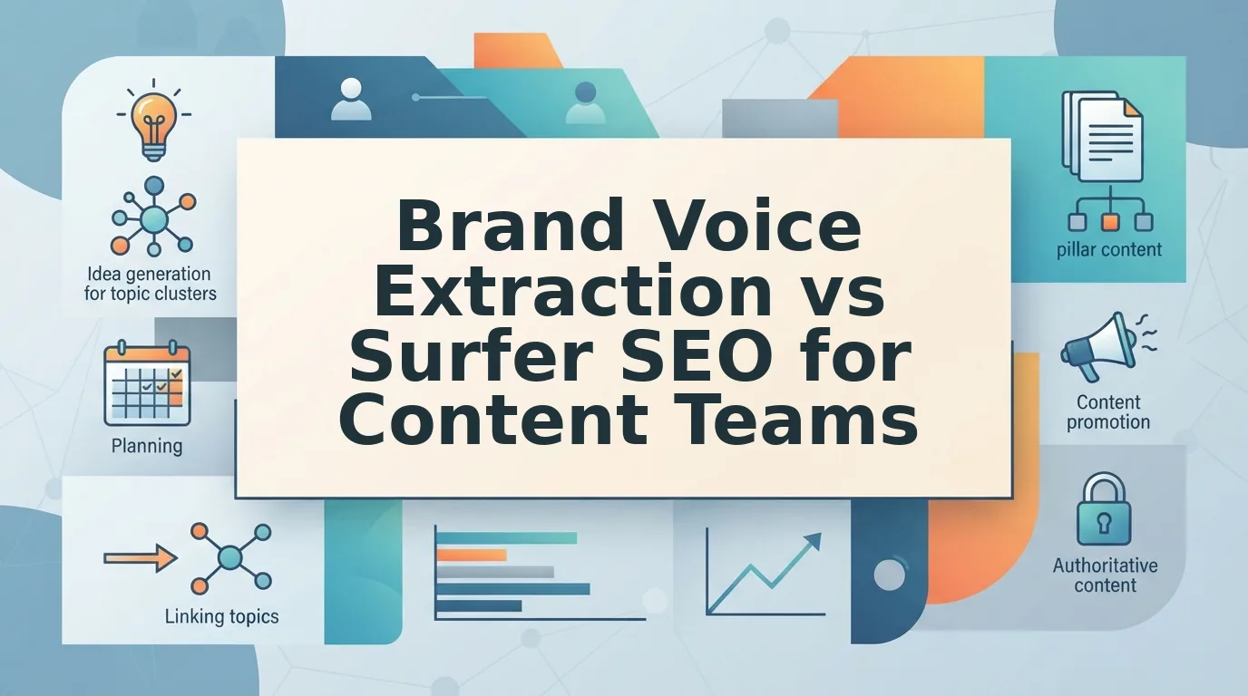 Brand voice extraction vs Surfer SEO for content teams