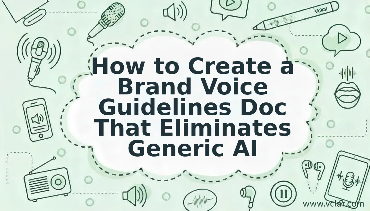 How to Create a Brand Voice Guidelines Doc That Eliminates Generic AI Copy
