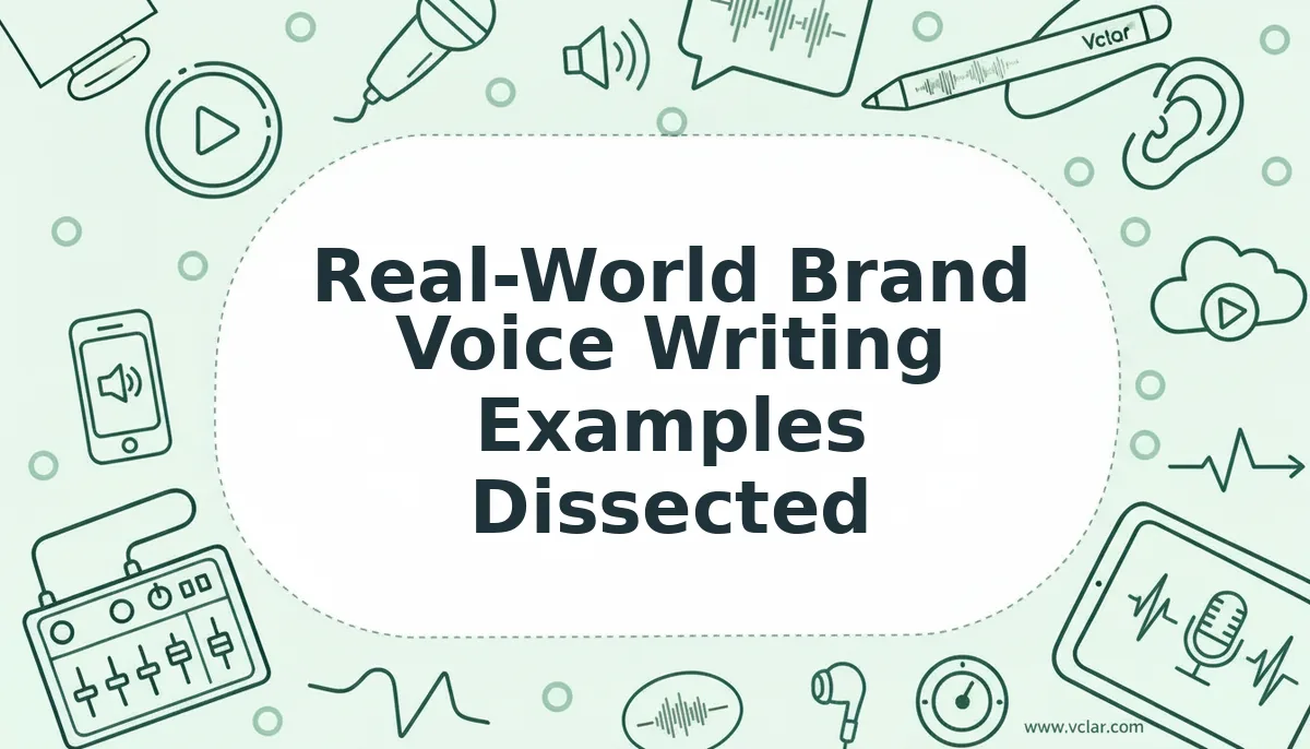 Real-World Brand Voice Writing Examples Dissected