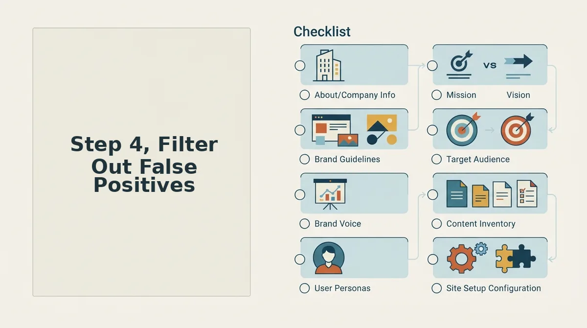 Step 4, Filter Out False Positives