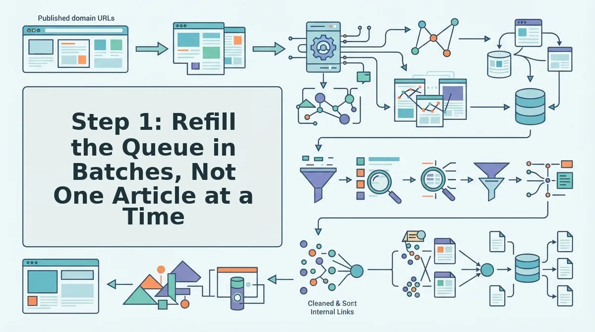 Step 1: Refill the Queue in Batches, Not One Article at a Time