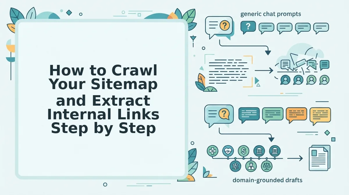 How to Crawl Your Sitemap and Extract Internal Links Step by Step