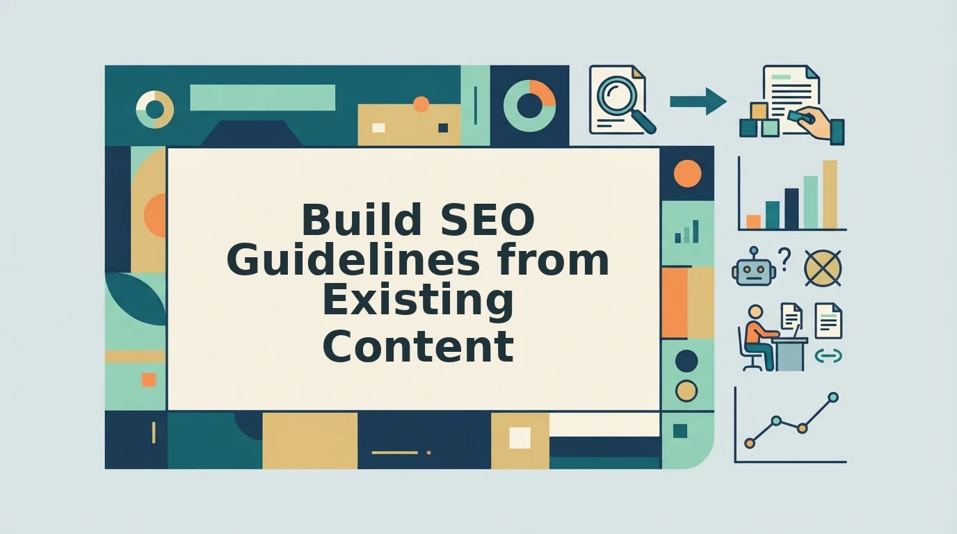 How to Build SEO Guidelines from Your Existing Content