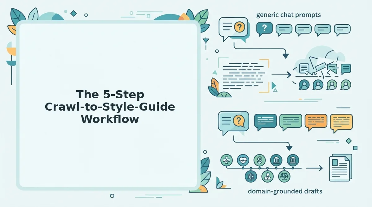 The 5-Step Crawl-to-Style-Guide Workflow