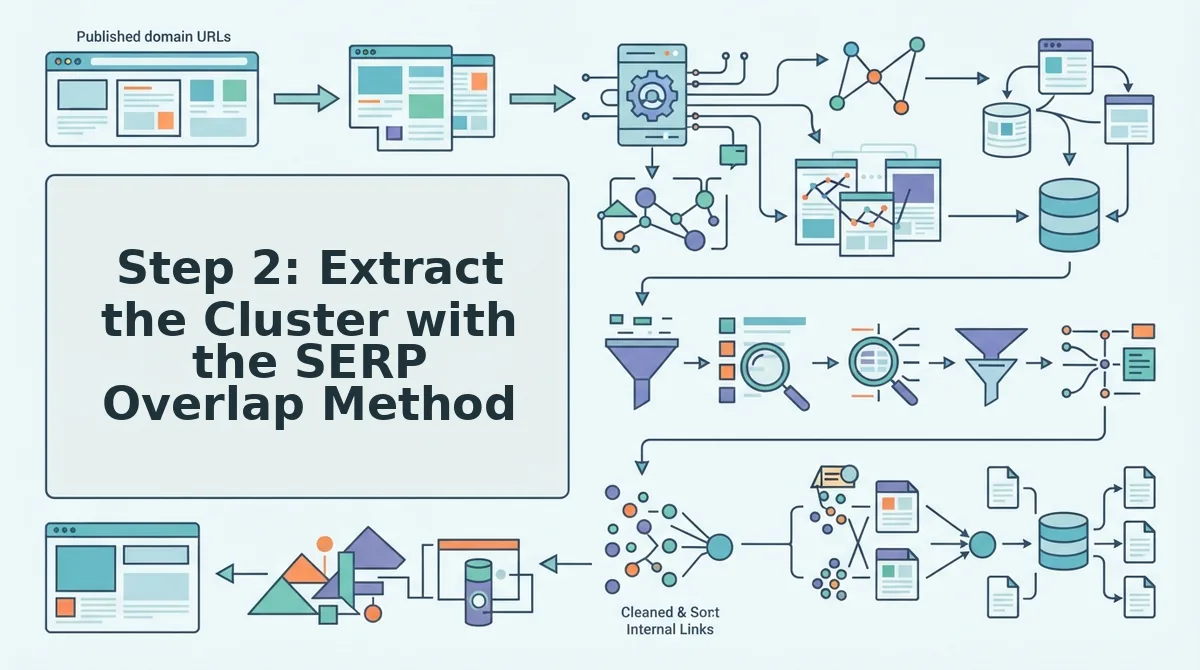 Step 2: Extract the Cluster with the SERP Overlap Method