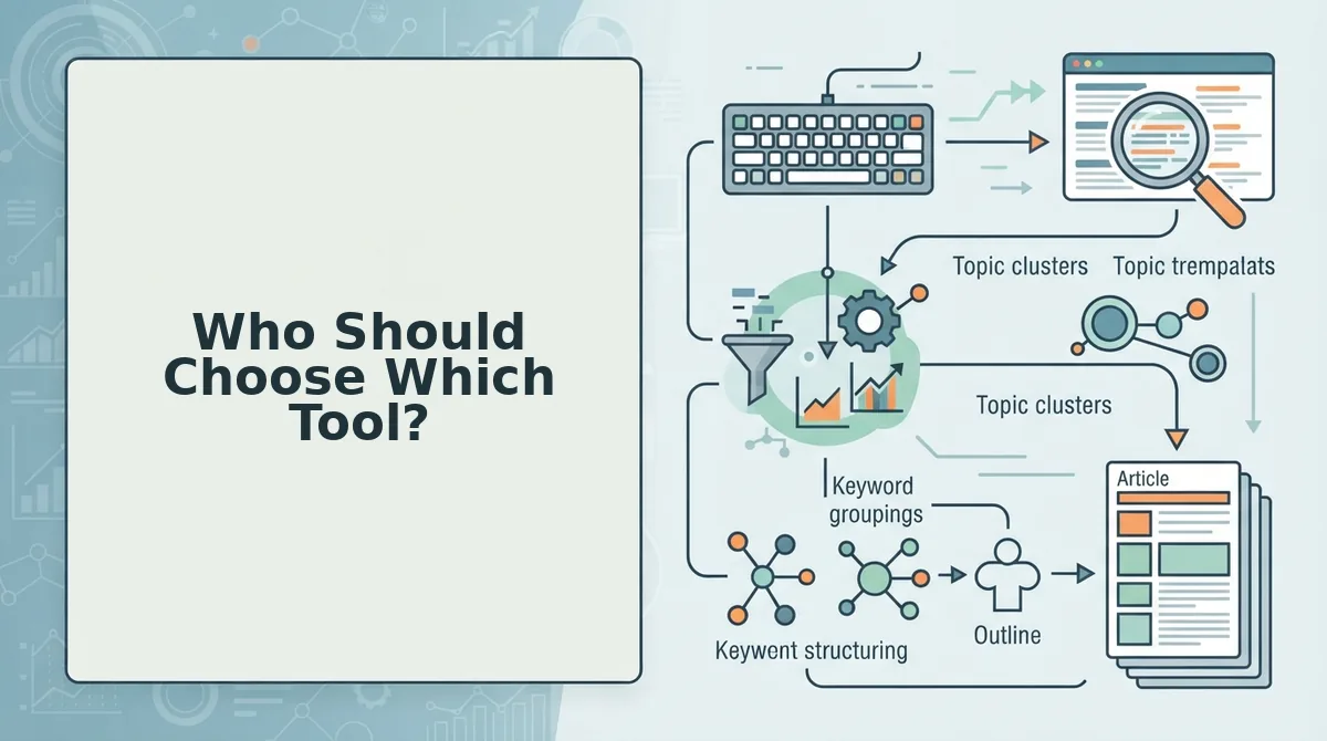 Who Should Choose Which Tool?