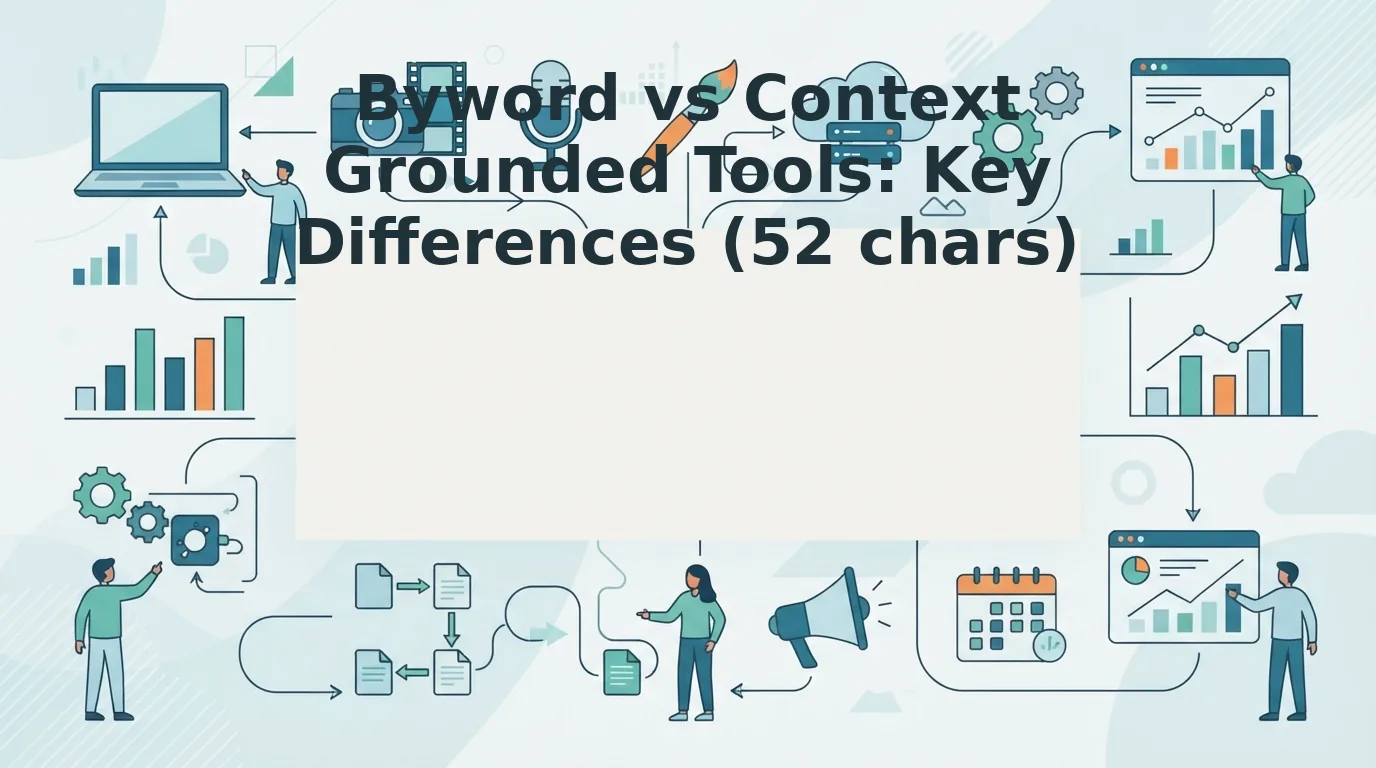 Byword vs context grounded content tools for organic search