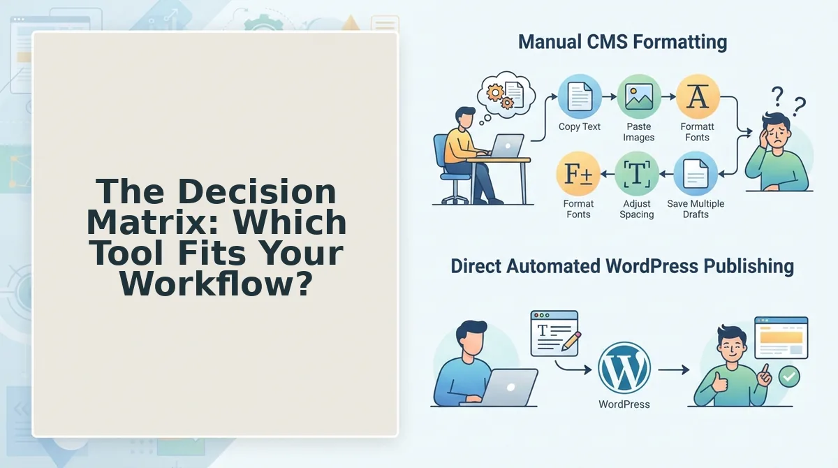 The Decision Matrix: Which Tool Fits Your Workflow?