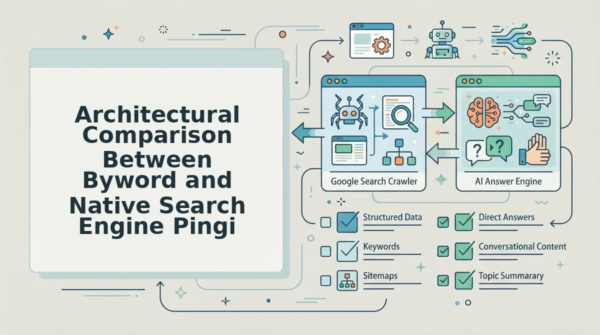 Architectural Comparison Between Byword and Native Search Engine Pinging