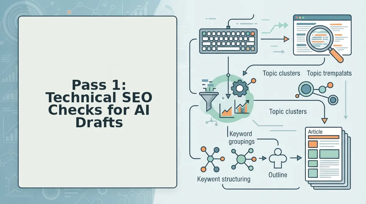 Pass 1: Technical SEO Checks for AI Drafts