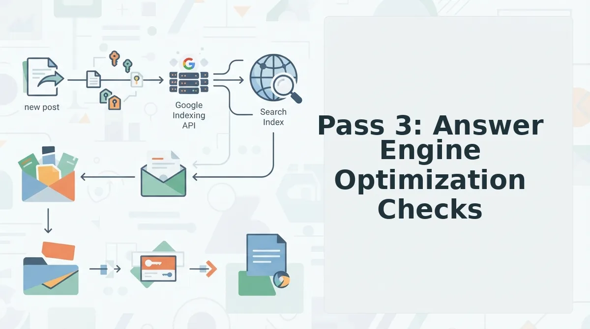 Pass 3: Answer Engine Optimization Checks
