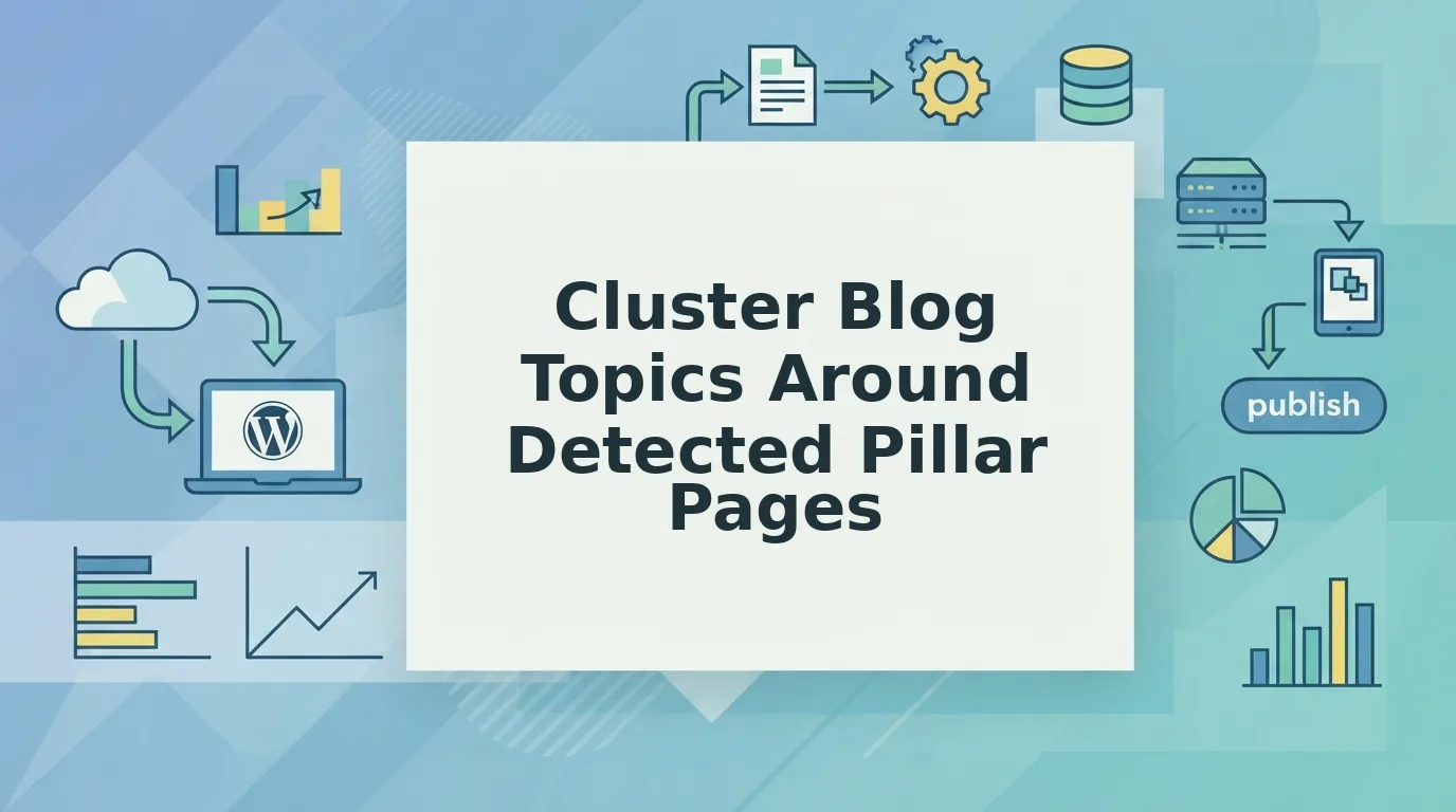 How to Cluster Blog Topics Around Detected Pillar Pages