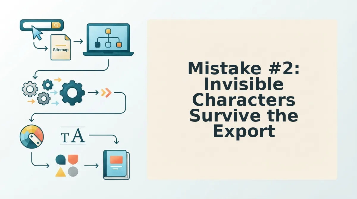 Mistake #2: Invisible Characters Survive the Export
