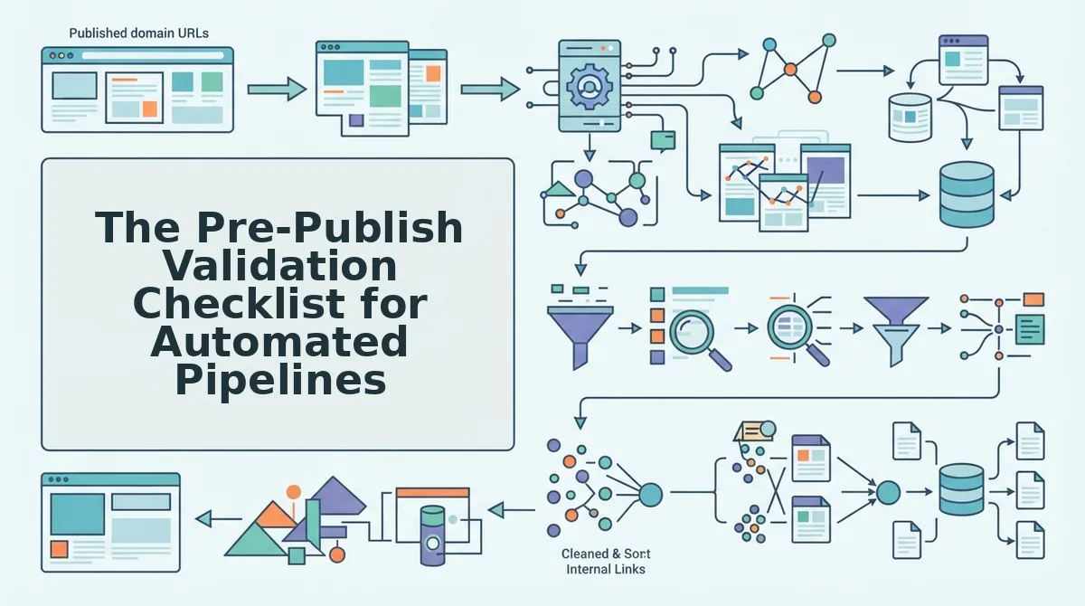 The Pre-Publish Validation Checklist for Automated Pipelines
