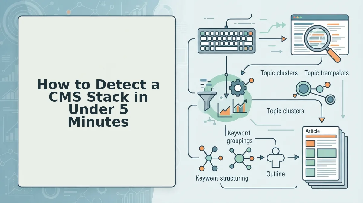 How to Detect a CMS Stack in Under 5 Minutes