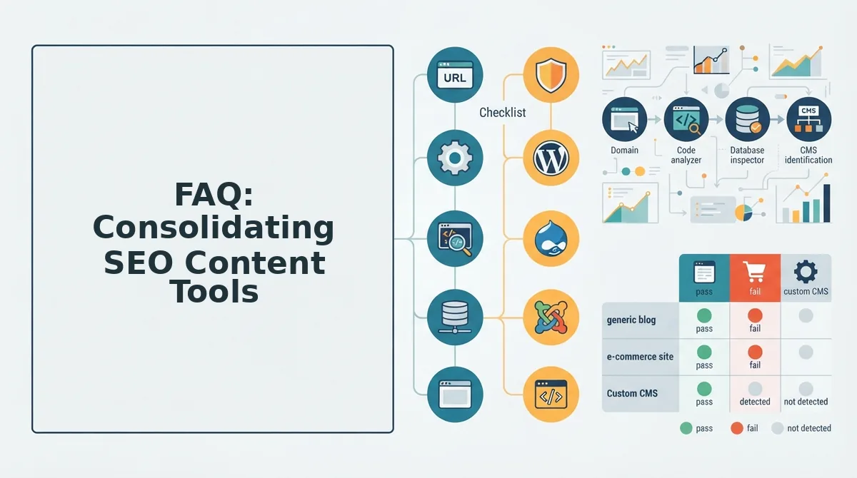 FAQ: Consolidating SEO Content Tools