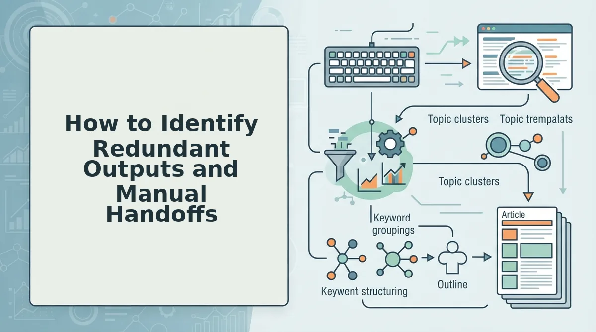 How to Identify Redundant Outputs and Manual Handoffs