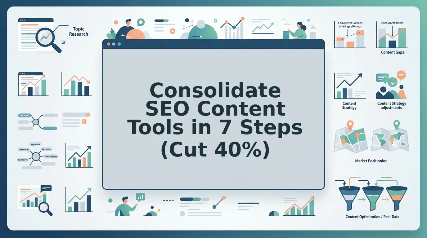 Consolidate SEO content tools into a unified team workflow