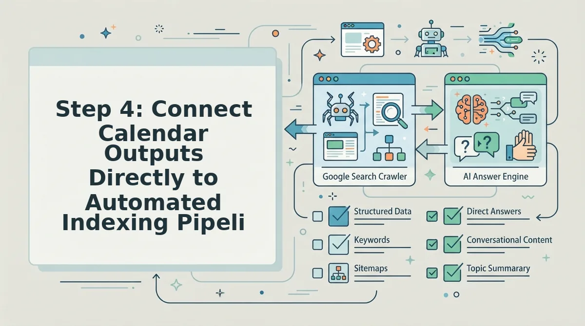 Step 4: Connect Calendar Outputs Directly to Automated Indexing Pipelines