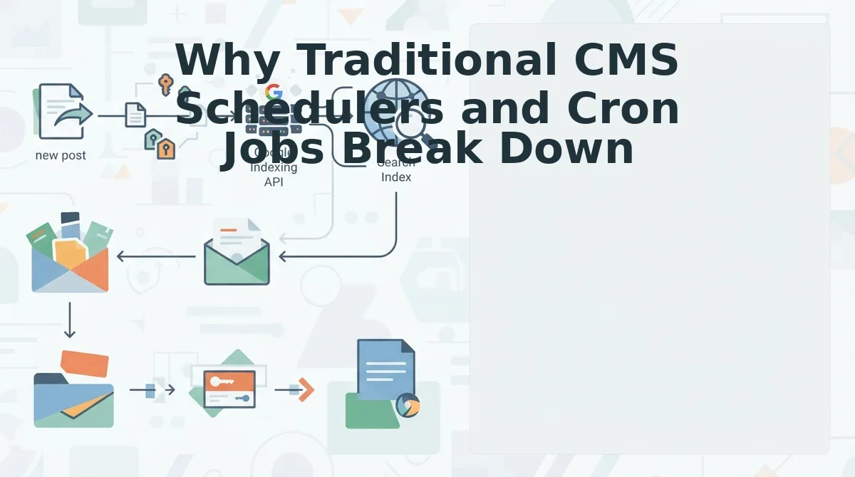 Why Traditional CMS Schedulers and Cron Jobs Break Down